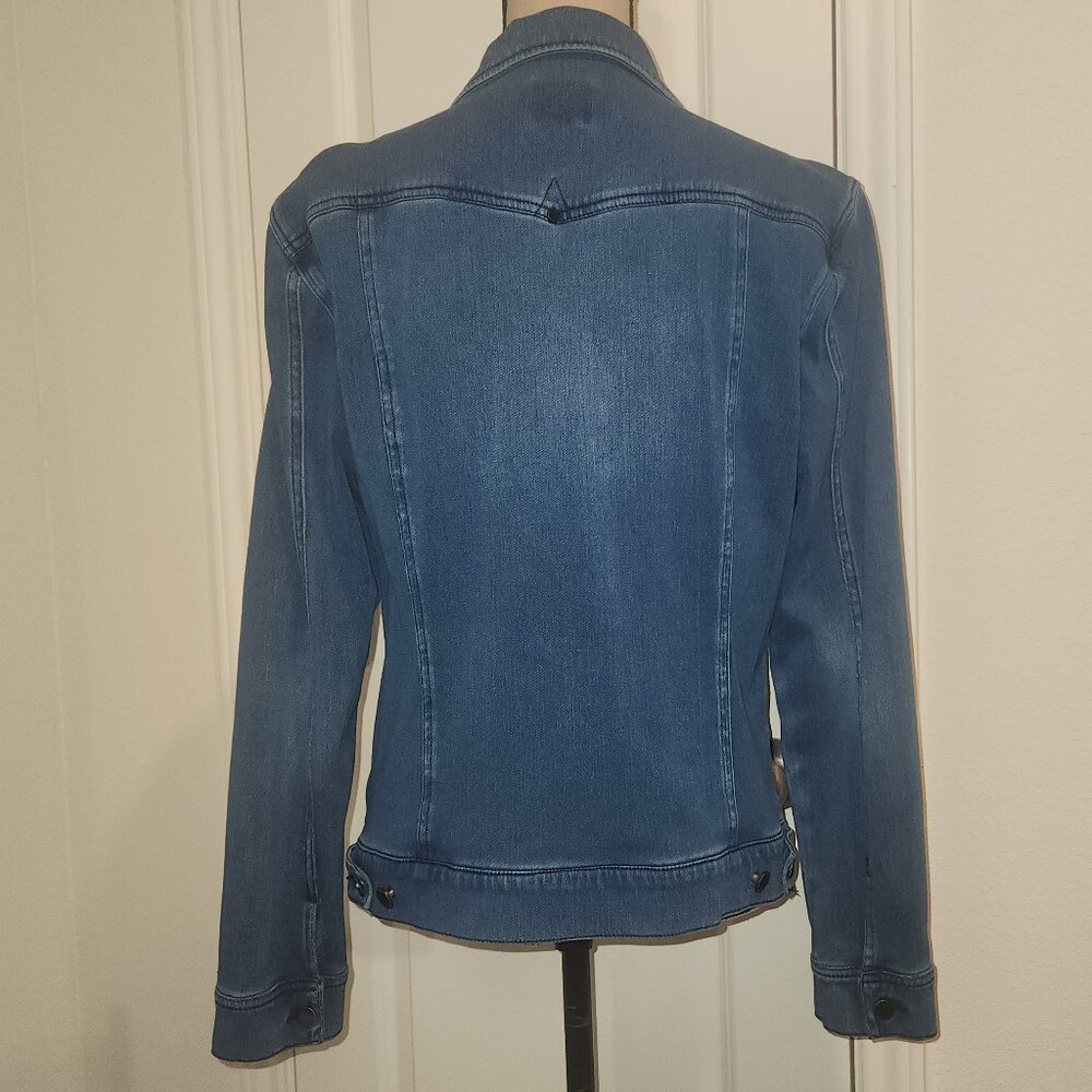 Liverpool Los Angeles Dark Wash Denim Jacket – Women’s Size L - Picture 2 of 16
